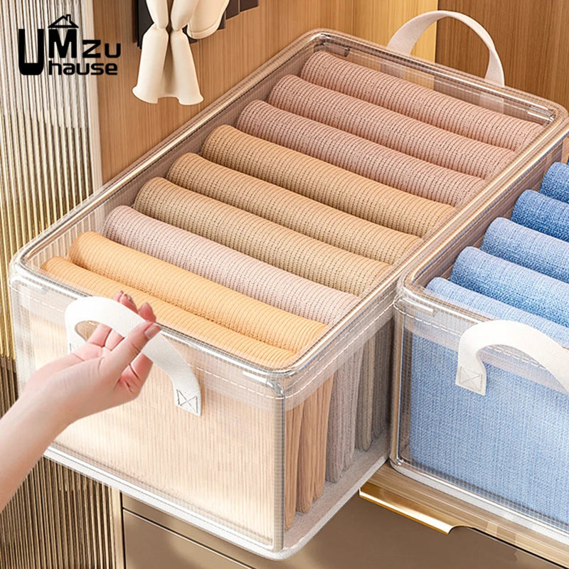 panier de rangement pliable pour vêtements et jouets - vue 3 sur 7