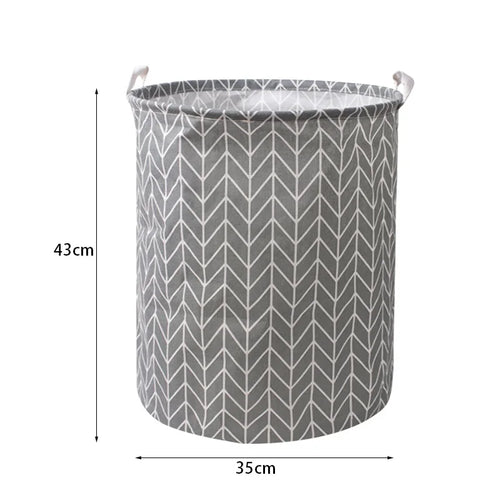 panier à linge pliable en lin étanche grande capacité de rangement - vue 17 sur 21