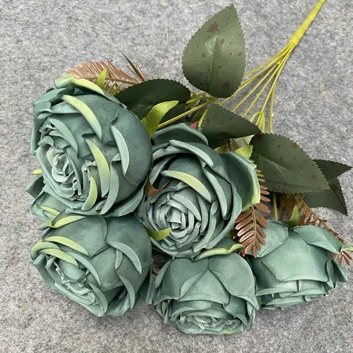 bouquet de roses artificielles pour mariage et décoration jardin - vue 9 sur 10