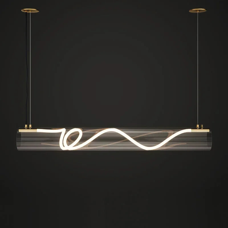 lustre en acrylique style nordique pour décoration intérieure - vue 3 sur 9