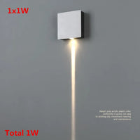 Applique murale LED carré minimaliste
