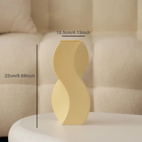 vase en céramique nordique pour décoration et arrangements floraux - vue 12 sur 11