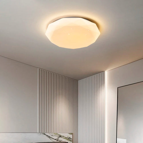 lustre led diamant gypsophile protection des yeux minimaliste - vue 2 sur 14