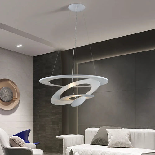 suspension design en métal pour un éclairage moderne - vue 2 sur 6