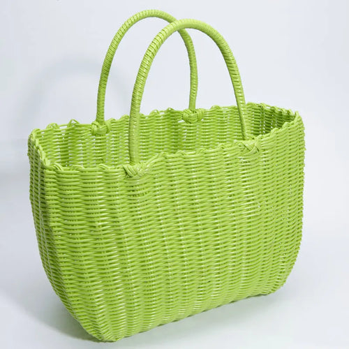 panier tissé imitation rotin pour pique-nique en extérieur - vue 22 sur 22