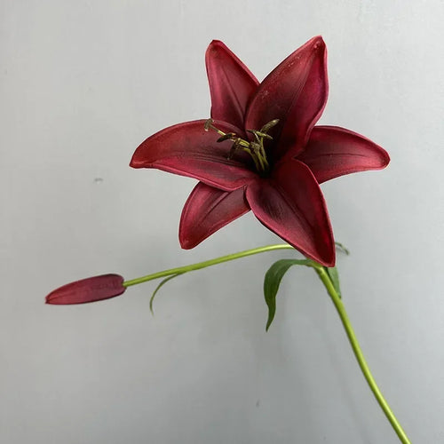 branche de lys artificielle décoration florale pour intérieur - vue 8 sur 11