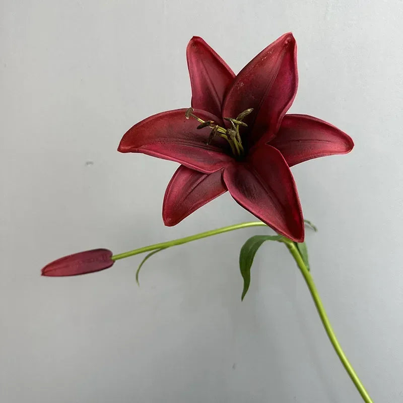 branche de lys artificielle décoration florale pour intérieur - vue 7 sur 11