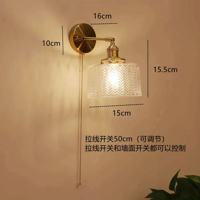 applique murale nordique rétro avec câble loft décoratif - vue 15 sur 22