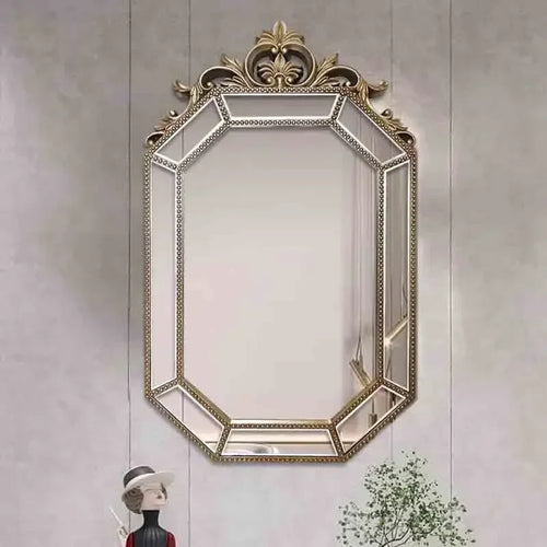 miroir décoratif suspendu nordique pour un élégant maquillage - vue 2 sur 14