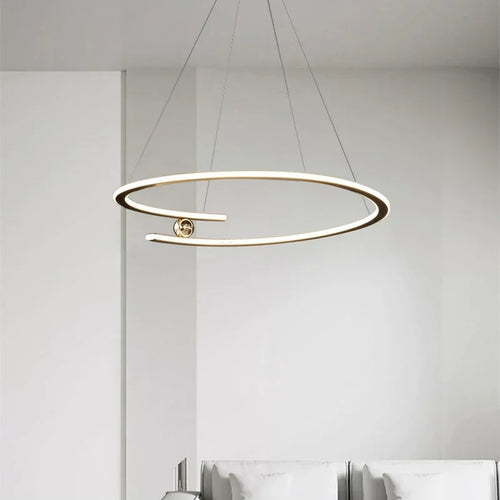 suspension LED design moderne luminaire décoratif d'intérieur - vue 3 sur 12