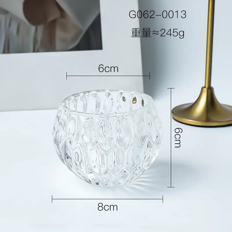 lampe citrouille sphérique en verre pour décorations artisanales - vue 11 sur 11