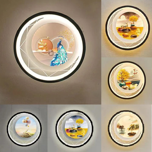 Applique murale LED moderne et ronde - vue 2 sur 16