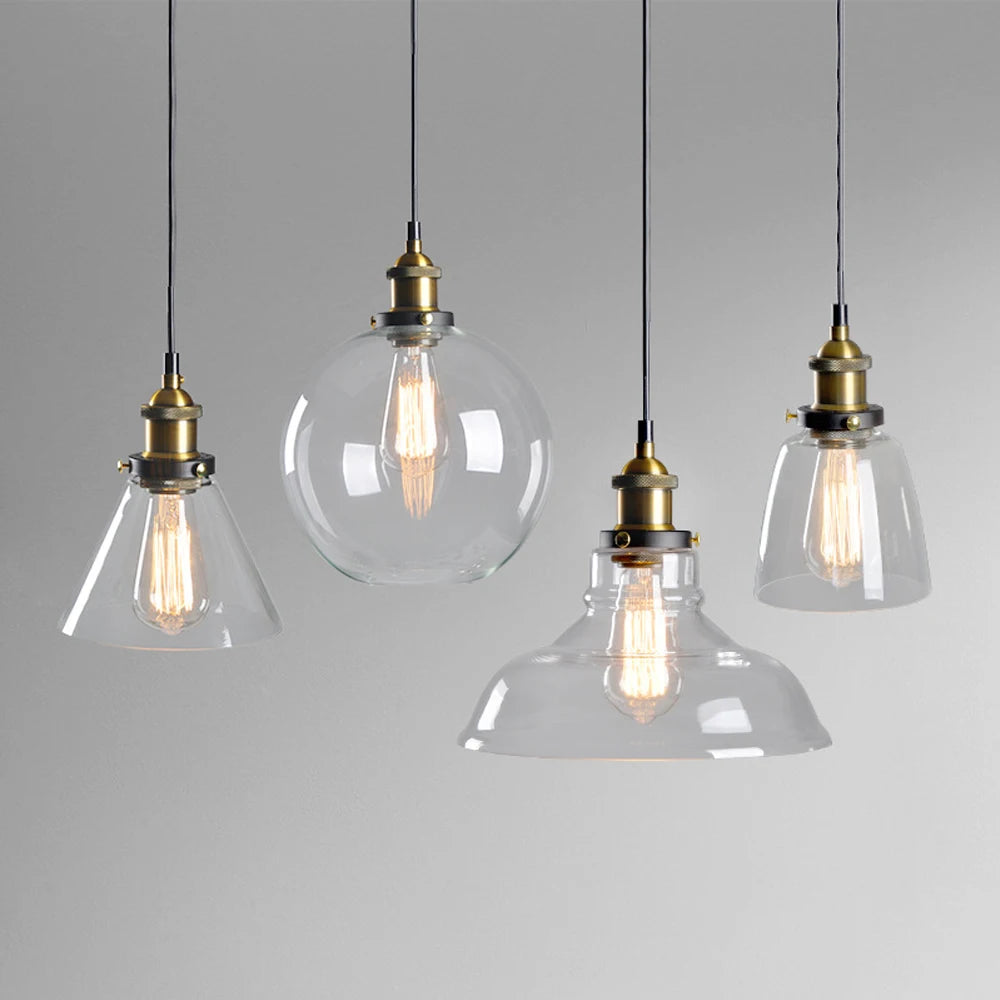 suspension moderne en verre pour décoration intérieure élégante - vue 2 sur 12