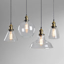 suspension moderne en verre pour décoration intérieure élégante