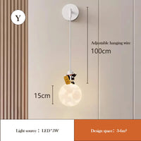 applique murale led chat mignon pour chambre d enfant décoration chaleureuse