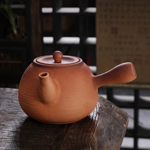 Théière artisanale rétro en céramique 1l kung fu - vue 5 sur 7