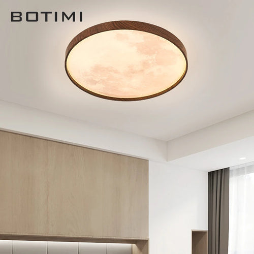 Plafonniers lune moderne LED à intensité variable - vue 5 sur 17