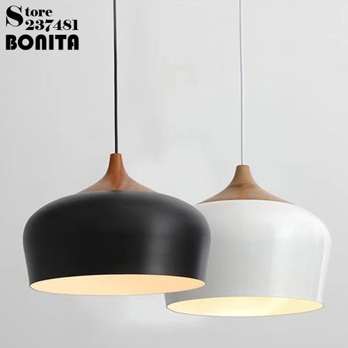 suspension en bois style nordique pour éclairage moderne - vue 4 sur 10