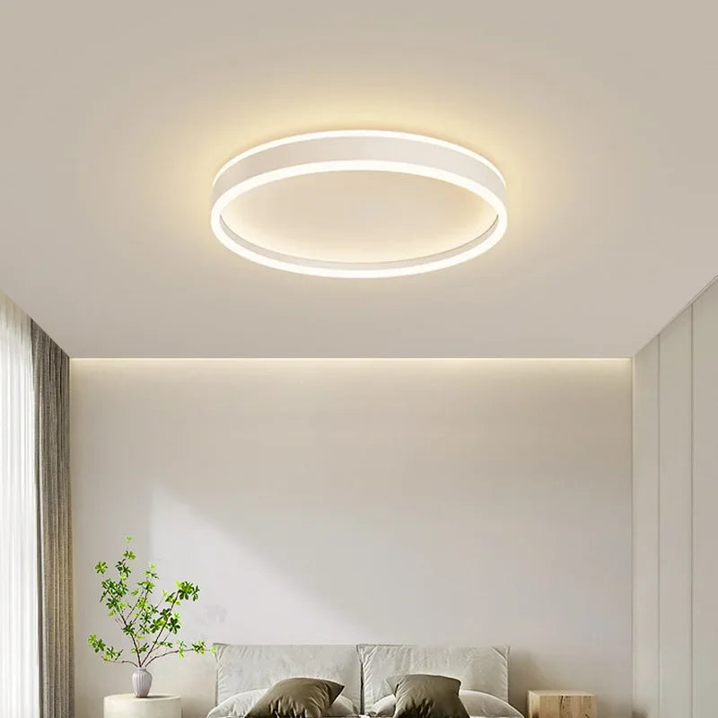 plafonnier led nordique à intensité variable pour intérieur - vue 6 sur 12