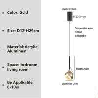suspension design nordique led décoration intérieure idéale pour étude