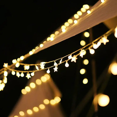 guirlande lumineuse à led pour extérieur décoration festive et jardin - vue 6 sur 7