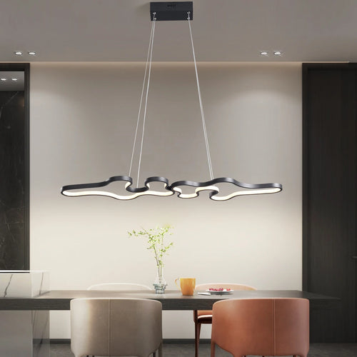 Smart Home Alexa Google Home Modern LED Chandelier, Used For Living Rooms, Restaurants, Bars, Kitchens, Room Chandeliers, - vue 2 sur 12