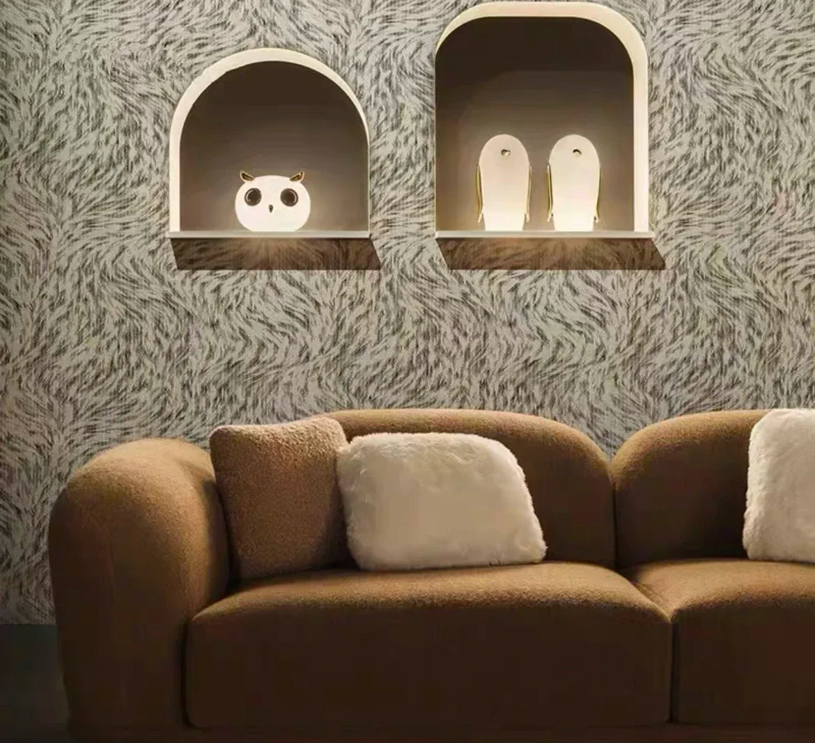 lampe de chevet en verre nordique créative et moderne - vue 4 sur 9