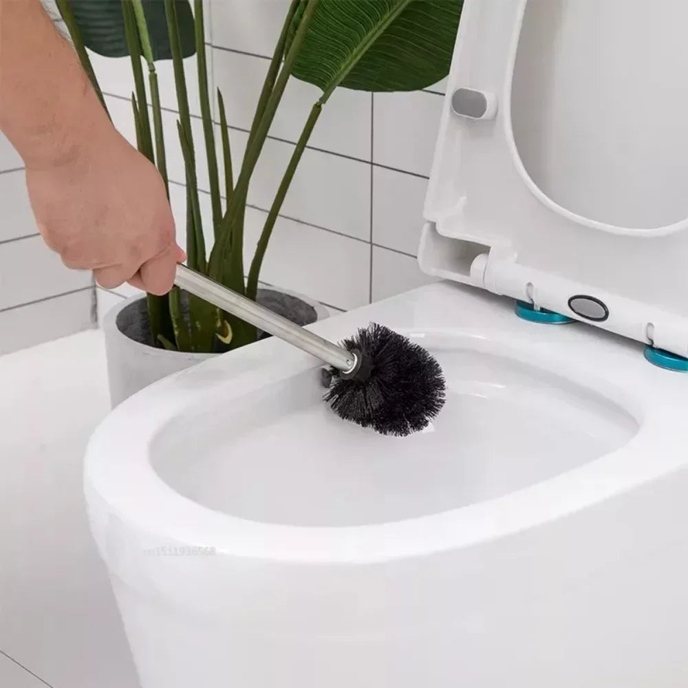 brosse de nettoyage en acier inoxydable pour sanitaires - vue 5 sur 8