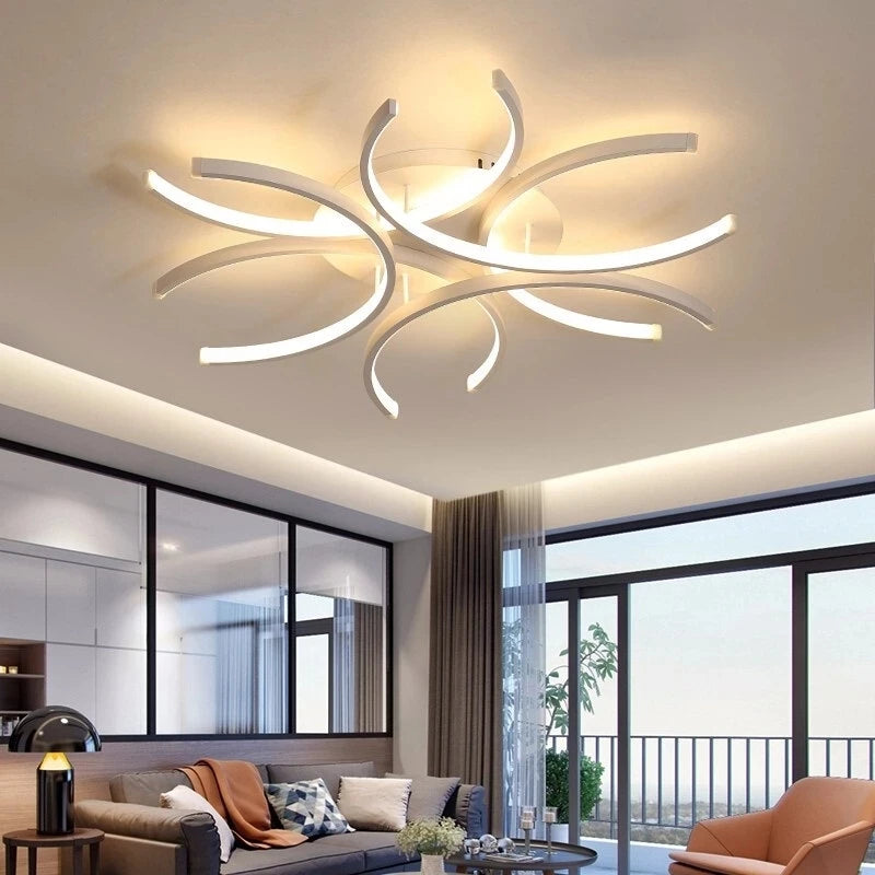 plafonnier moderne à leds créatif pour décoration intérieure - vue 4 sur 6