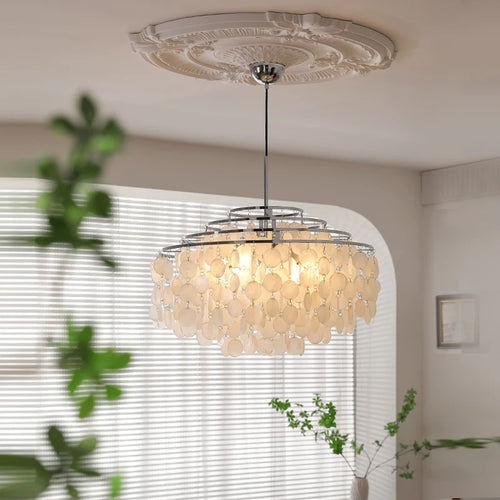 lustre en coquillage style français pour intérieur élégant - vue 2 sur 10