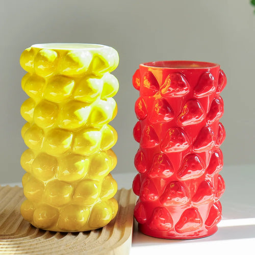 vase méditerranéen en céramique pour décoration intérieure et table - vue 3 sur 8