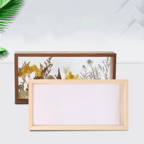cadre photo boîte à ombre pour fleurs séchées et souvenirs - vue 7 sur 7