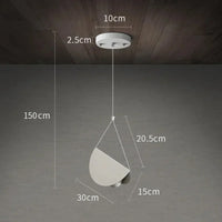 Nordic Designer Minimalist Modern Chandelier Ceiling Suspension Creative Pendant Lamp Hanging Light