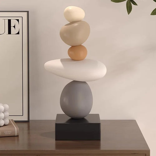 lampe à poser en pierre pour ambiance relaxante et décorative - vue 3 sur 10