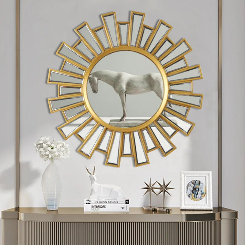 miroir décoratif rond pour restaurant et salle de bain - vue 2 sur 8