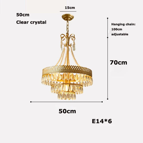 lustre cristal led tendance 2024 pour éclairage moderne intérieur - vue 13 sur 14