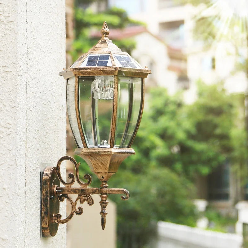 lampe solaire extérieure pour éclairage de jardin et allée - vue 5 sur 14