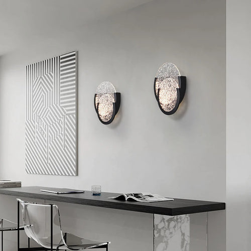 applique murale en acrylique lampe d ambiance design moderne pour intérieur - vue 4 sur 7