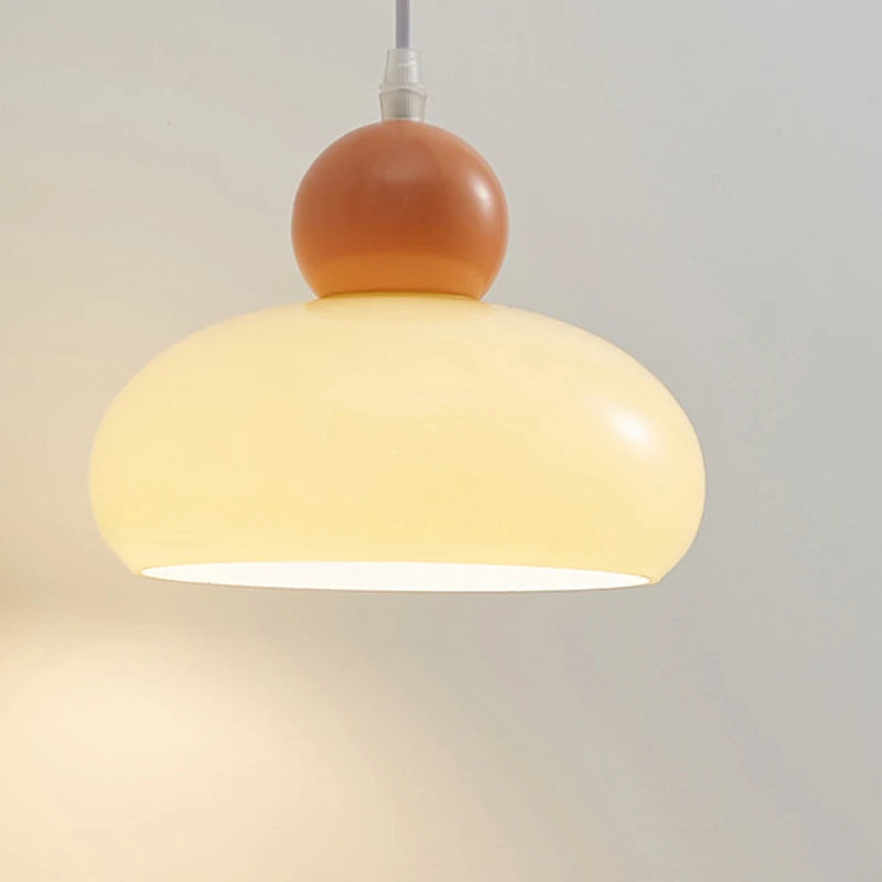 Lampe Verre Art Français E27 LED Suspendue Bauhaus - vue 5 sur 8