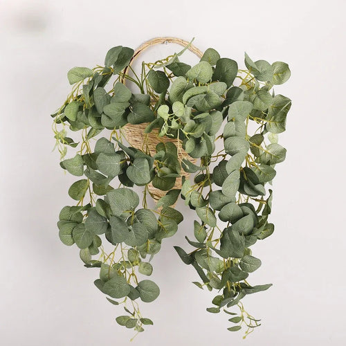 décoration murale en feuilles d'eucalyptus pour espaces intérieurs - vue 3 sur 6