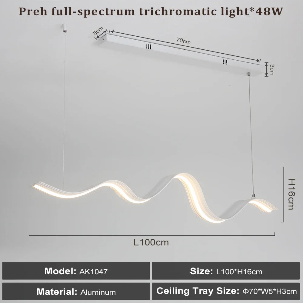 lustre dimmable créatif avec télécommande pour éclairage moderne - vue 6 sur 6
