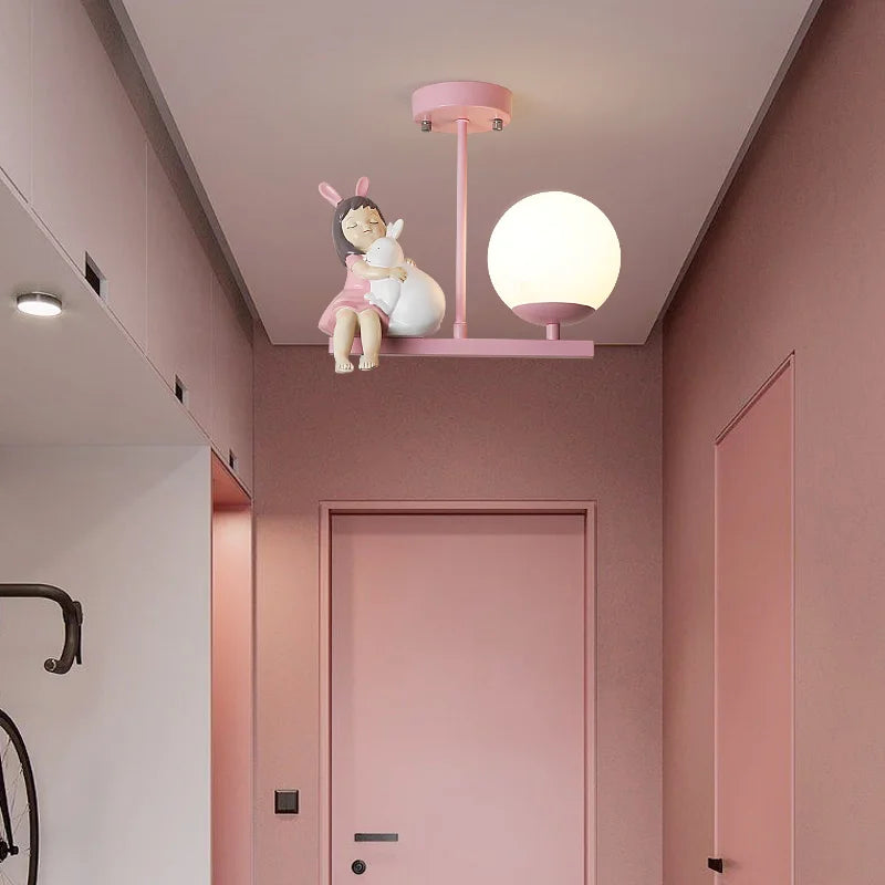 Plafonnier Led de chevet pour chambre d'enfant - vue 3 sur 9