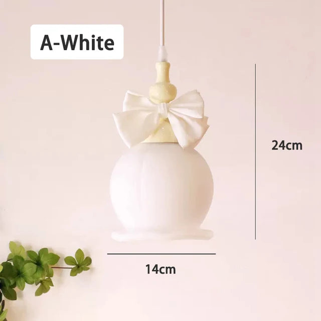 suspension romantiques pour enfants avec abat-jour en verre