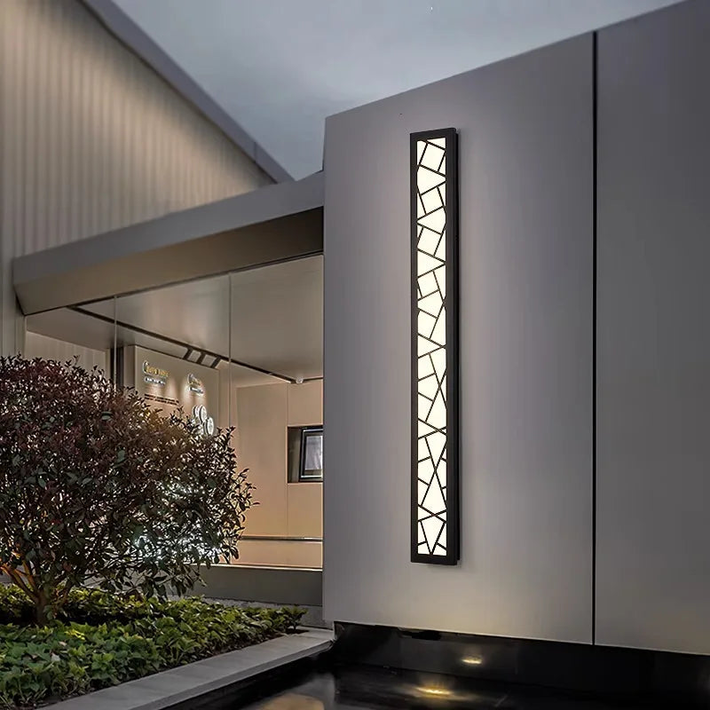applique murale led style chinois lumière chaude 3000k acrylique métal - vue 3 sur 11