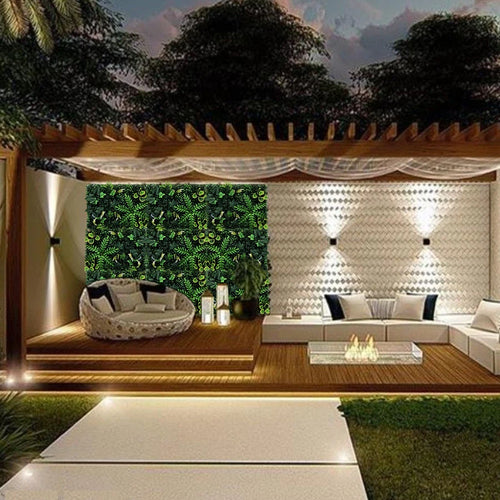 plante artificielle décor mur jardin style jungle décoratif - vue 3 sur 17