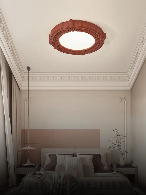 plafonnier rétro en résine design français pour intérieur moderne - vue 3 sur 10