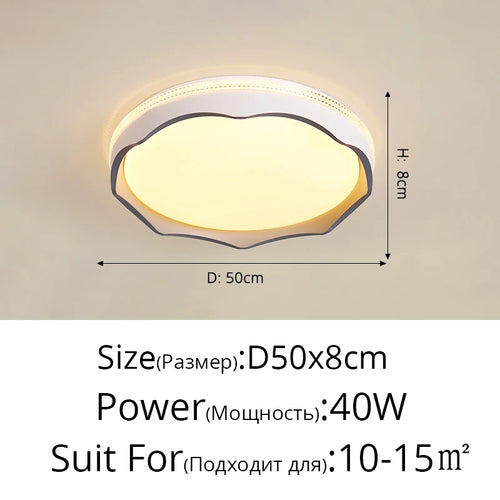 plafonnier led encastré moderne simple et minimaliste - vue 11 sur 11