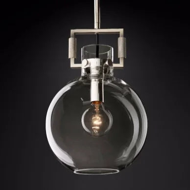suspension en verre rétro américain style luxe décoratif - vue 18 sur 18