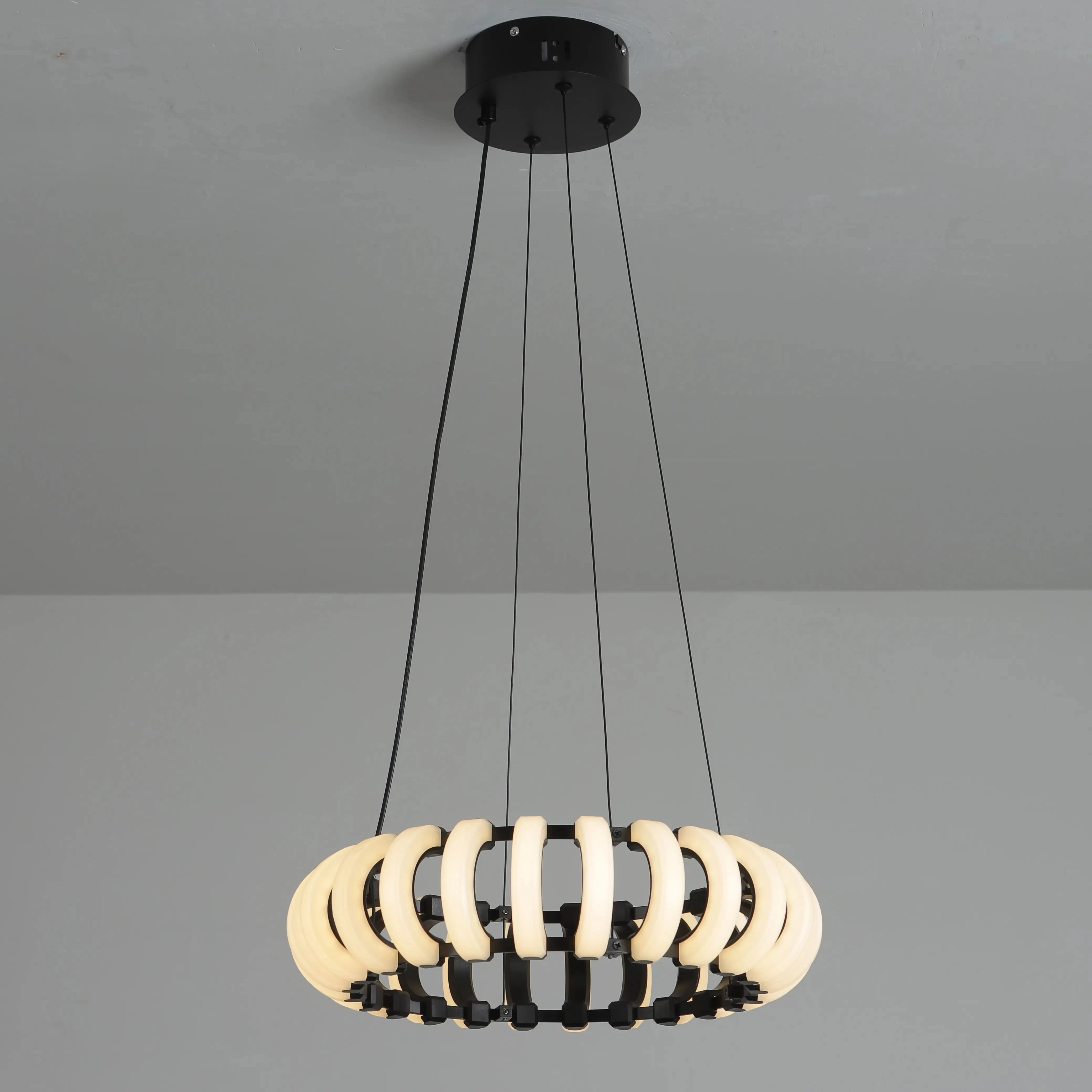lampe pendante design moderne led ronde nordique pour décor atmosphérique - vue 9 sur 9