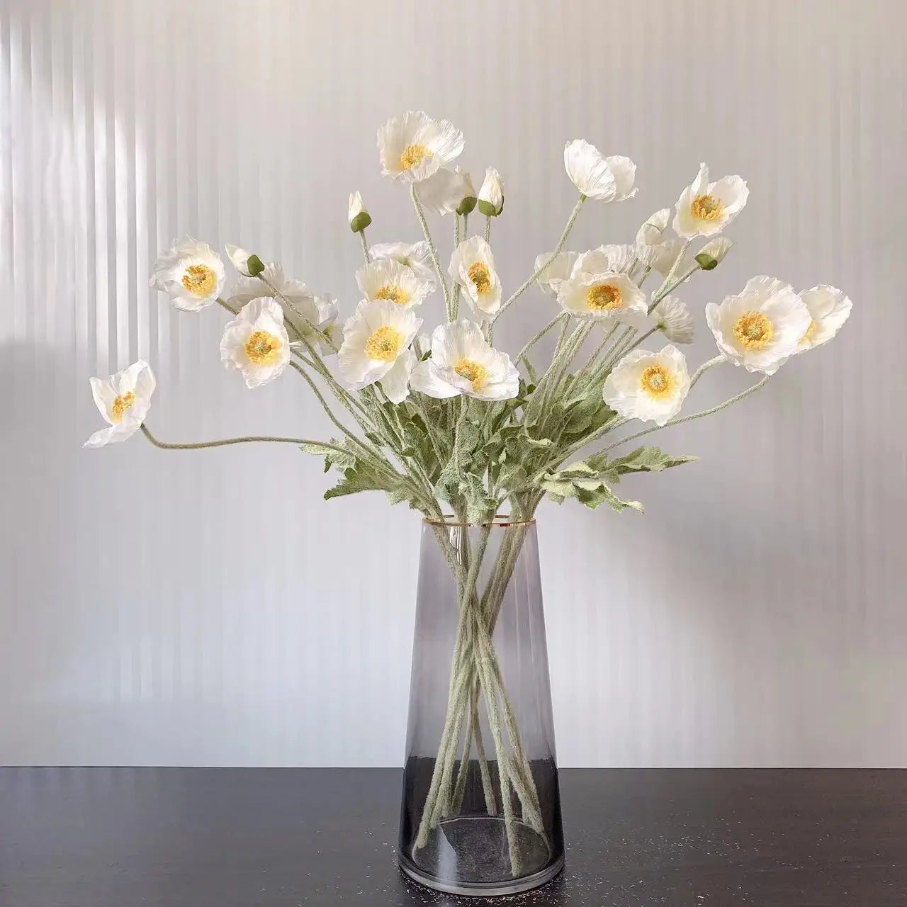 bouquet de fleurs artificielles pavot pour décoration maison jardin fête - vue 3 sur 26